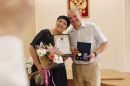 В ухтинском ЗАГСе прошло торжественное вручение медалей «За любовь и верность» супружеским парам, прожившим в браке более четверти века.